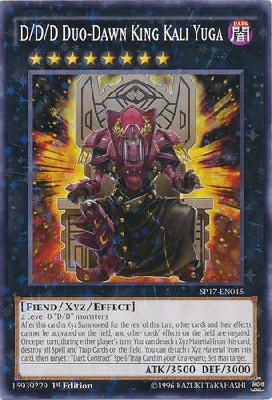 D/D/D Duo-Dawn King Kali Yuga [SP17-EN045] Starfoil Rare - Doe's Cards