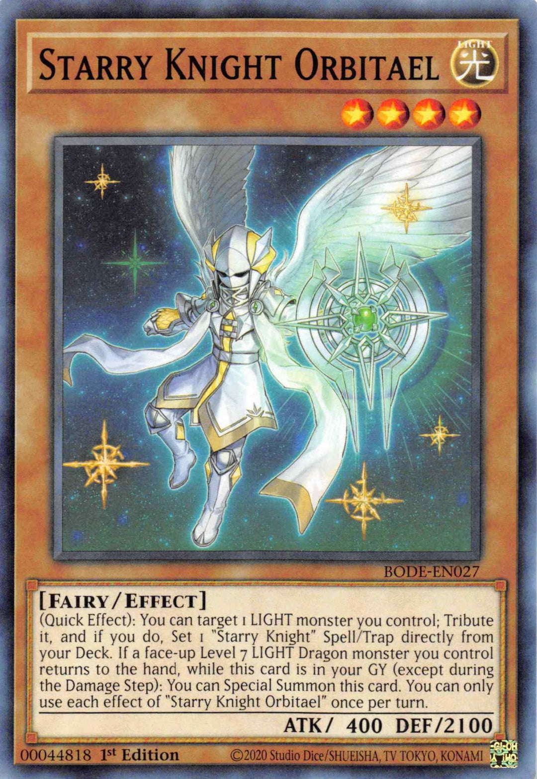 Starry Knight Orbitael [BODE-EN027] Common - Doe's Cards