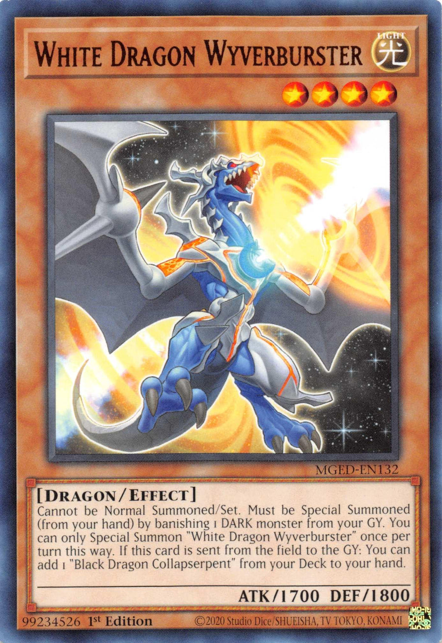 White Dragon Wyverburster [MGED-EN132] Rare - Doe's Cards