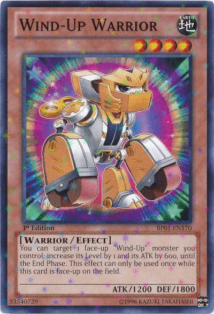 Wind-Up Warrior [BP01-EN170] Starfoil Rare - Doe's Cards