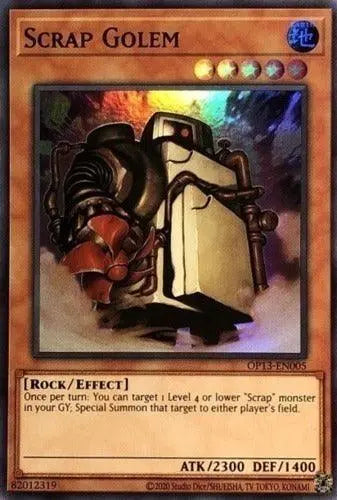 Scrap Golem [OP13-EN005] Super Rare - Doe's Cards
