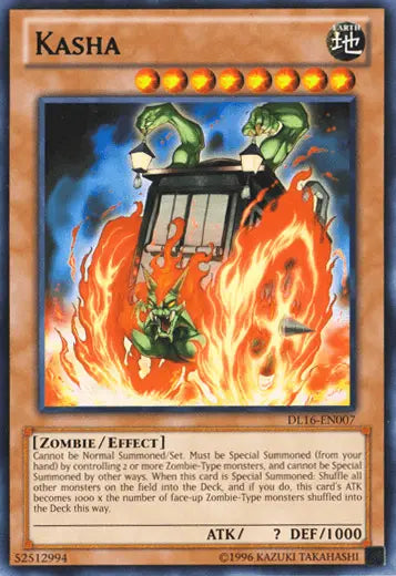 Kasha (Green) [DL16-EN007] Rare - Doe's Cards