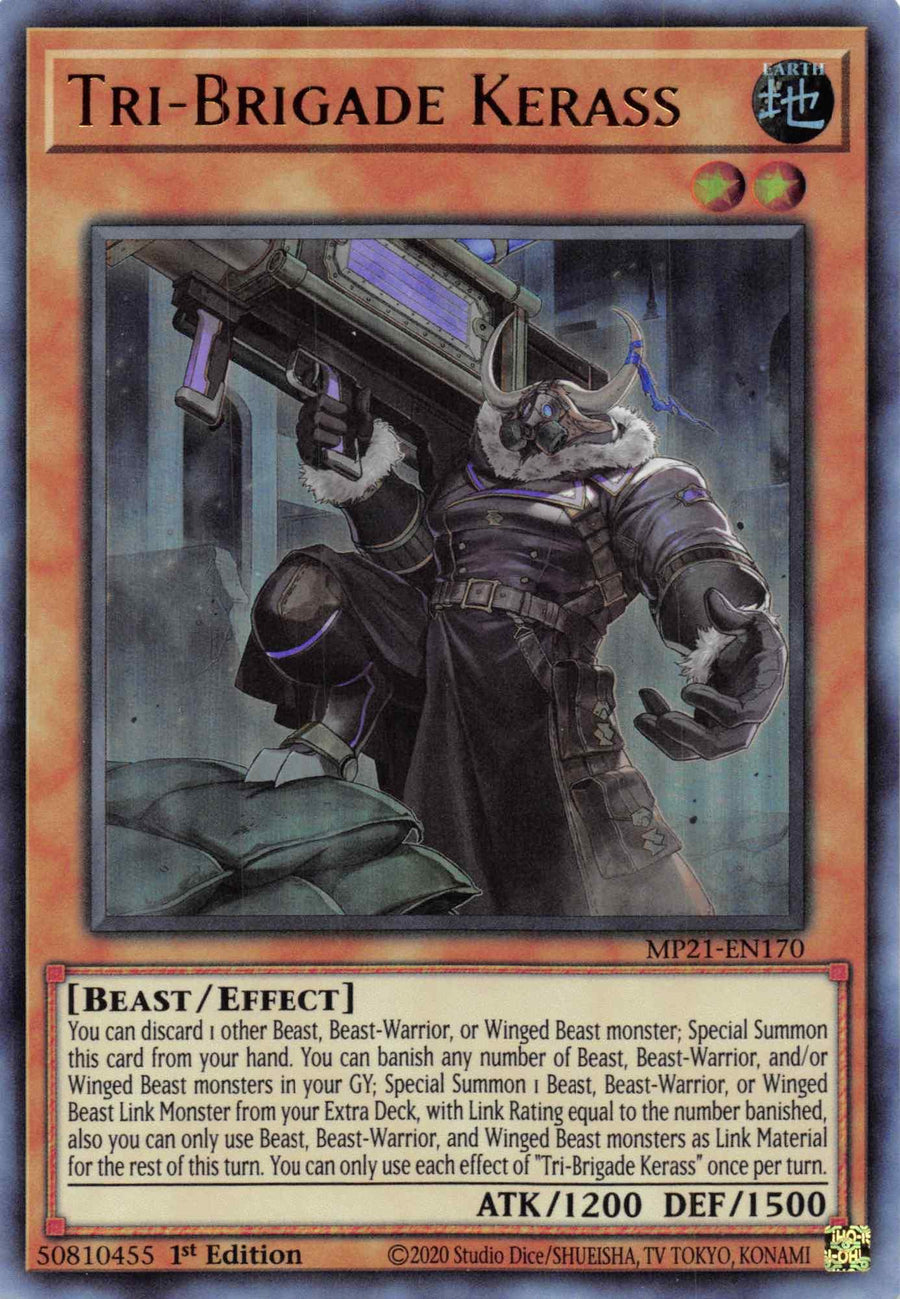 Tri-Brigade Kerass [MP21-EN170] Ultra Rare - Doe's Cards