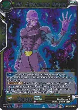 Hit, Afterimage Master (BT7-080_PR) [Assault of the Saiyans Prerelease Promos] - Doe's Cards
