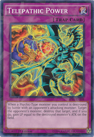 Telepathic Power [BP03-EN208] Shatterfoil Rare - Doe's Cards