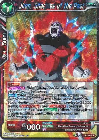 Jiren, Shackles of the Past (DB1-015) [Dragon Brawl] - Doe's Cards
