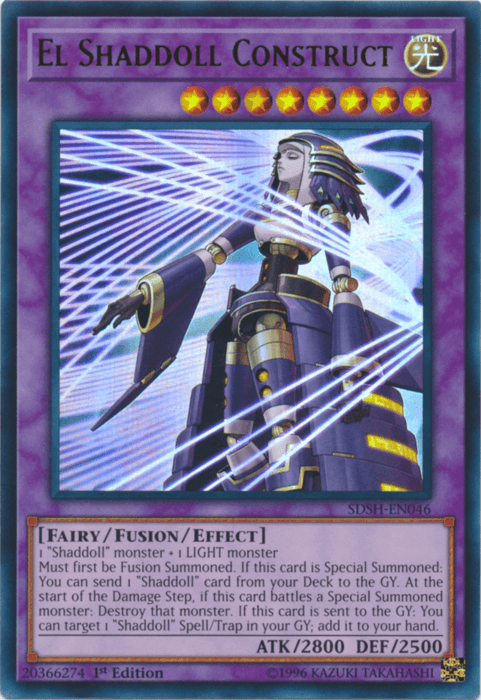 El Shaddoll Construct [SDSH-EN046] Ultra Rare - Doe's Cards