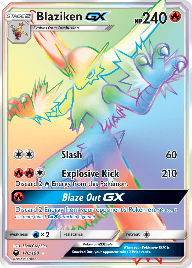 Blaziken GX (170/168) [Sun & Moon: Celestial Storm] - Doe's Cards