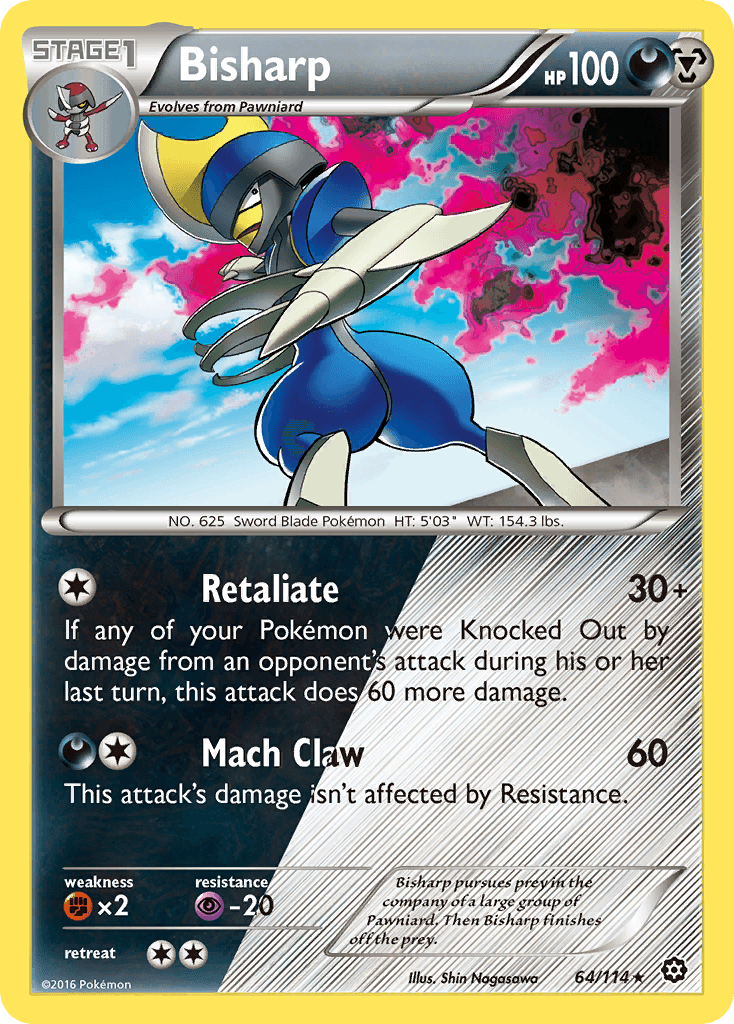 Bisharp (64/114) [XY: Steam Siege] - Doe's Cards