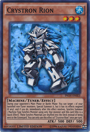 Crystron Rion [INOV-ENSE3] Super Rare - Doe's Cards