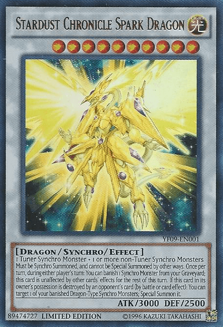 Stardust Chronicle Spark Dragon [YF09-EN001] Ultra Rare - Doe's Cards