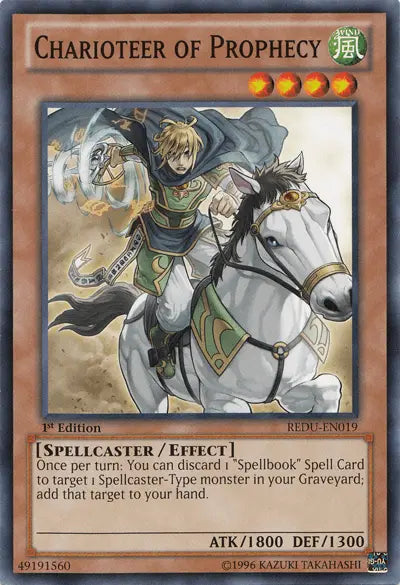Charioteer of Prophecy [REDU-EN019] Common - Doe's Cards