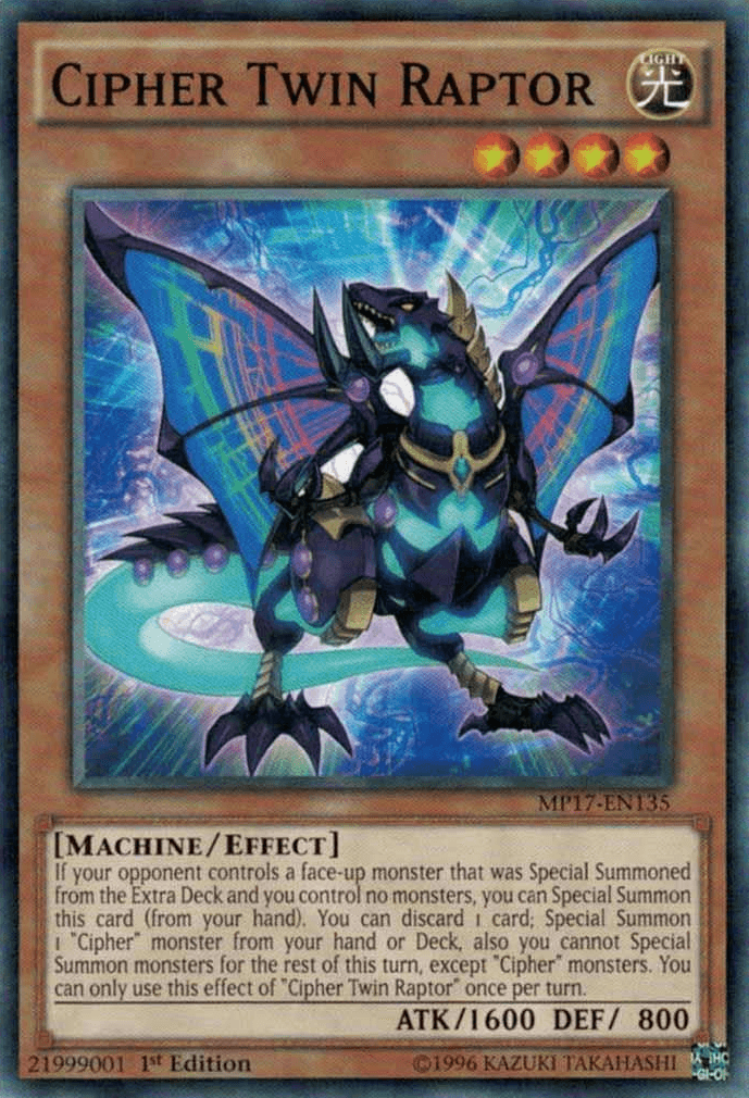 Cipher Twin Raptor [MP17-EN135] Common - Doe's Cards