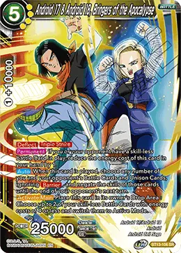 Android 17 & Android 18, Bringers of the Apocalypse (BT13-106) [Supreme Rivalry] - Doe's Cards