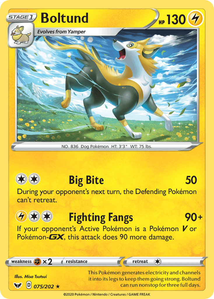 Boltund (075/202) [Sword & Shield: Base Set] - Doe's Cards
