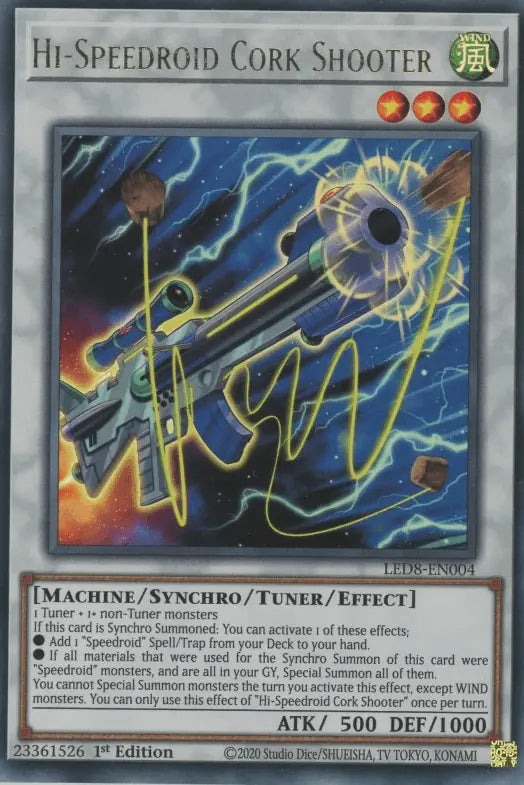 Hi-Speedroid Cork Shooter [LED8-EN004] Ultra Rare - Doe's Cards