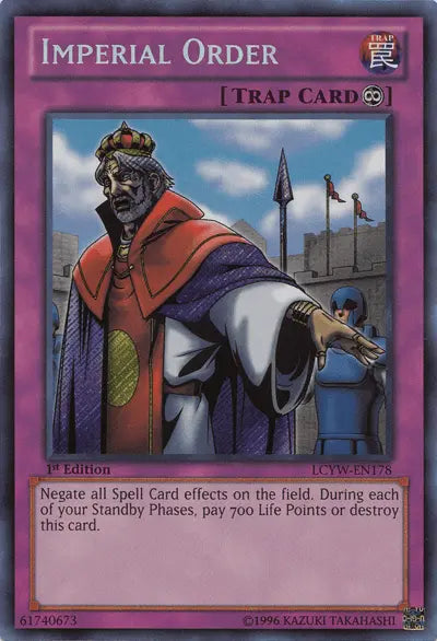 Imperial Order [LCYW-EN178] Secret Rare - Doe's Cards