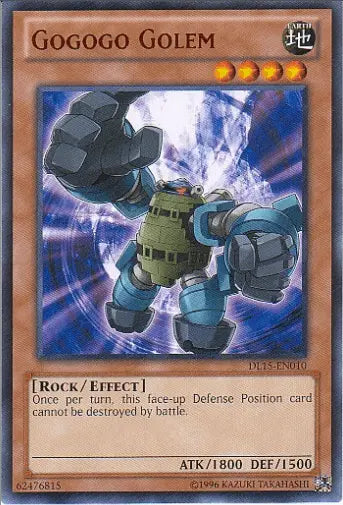 Gogogo Golem (Red) [DL15-EN010] Rare - Doe's Cards