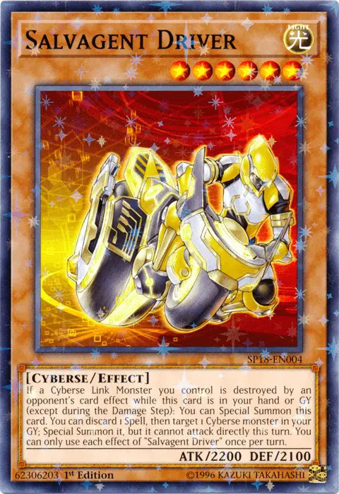 Salvagent Driver [SP18-EN004] Starfoil Rare - Doe's Cards