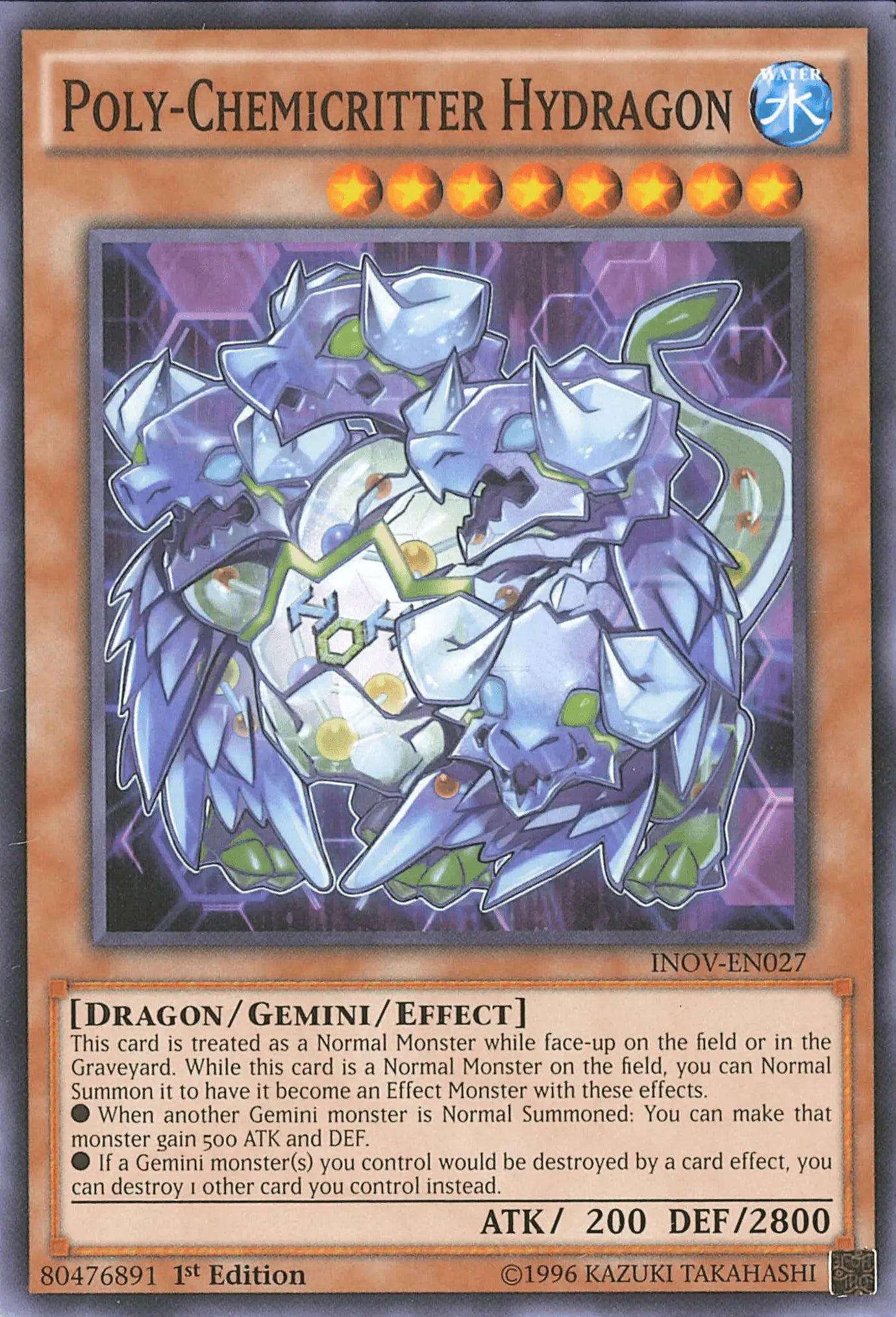 Poly-Chemicritter Hydragon [INOV-EN027] Common - Doe's Cards