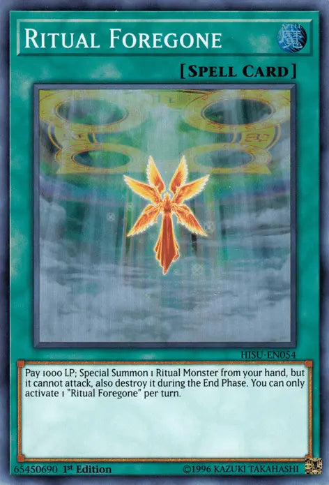 Ritual Foregone [HISU-EN054] Super Rare - Doe's Cards