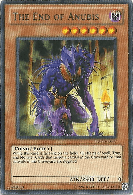 The End of Anubis [TU04-EN007] Rare - Doe's Cards