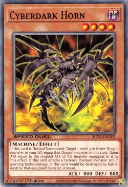 Cyberdark Horn [SGX1-ENG05] Common - Doe's Cards