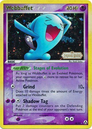 Wobbuffet (28/92) (Stamped) [EX: Legend Maker] - Doe's Cards