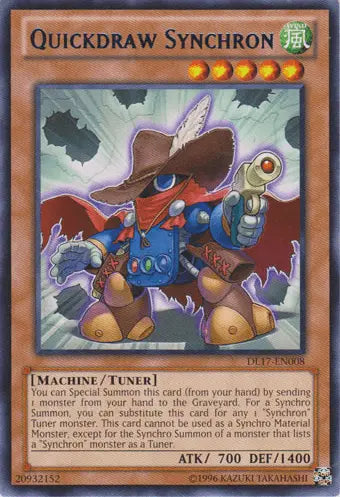 Quickdraw Synchron (Blue) [DL17-EN008] Rare - Doe's Cards