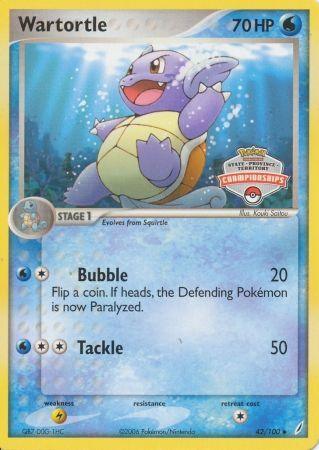 Wartortle (42/100) (States Championship Promo) [EX: Crystal Guardians] - Doe's Cards