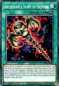 Archfiend's Staff of Despair [BLVO-EN063] Common - Doe's Cards