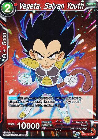 Vegeta, Saiyan Youth (BT11-011) [Vermilion Bloodline] - Doe's Cards