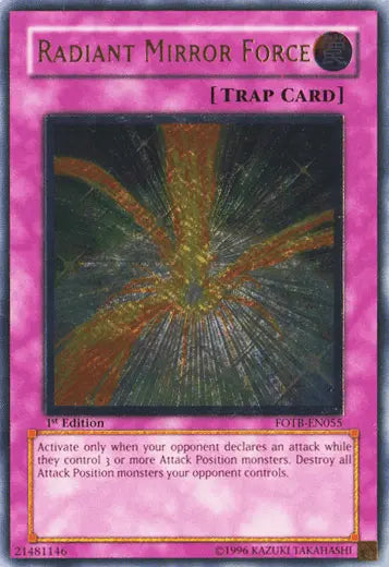 Radiant Mirror Force [FOTB-EN055] Ultimate Rare - Doe's Cards