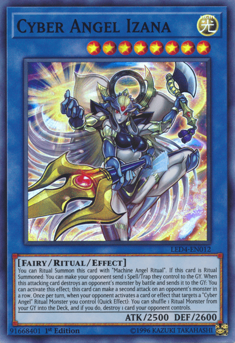 Cyber Angel Izana [LED4-EN012] Super Rare - Doe's Cards