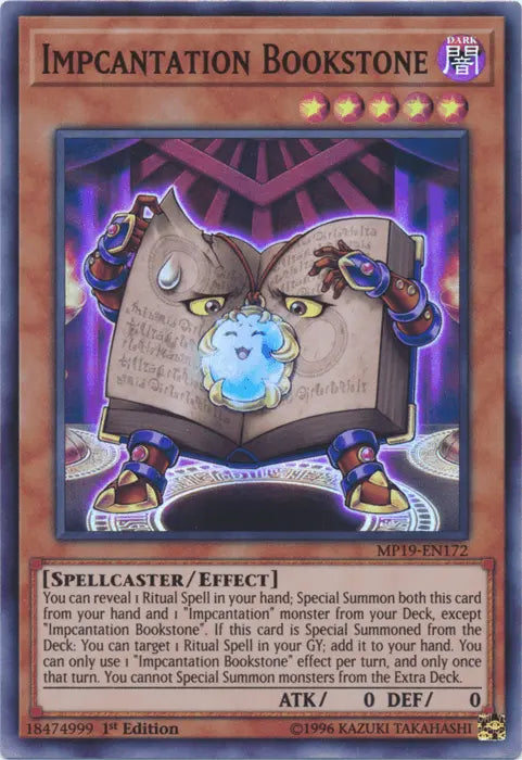 Impcantation Bookstone [MP19-EN172] Super Rare - Doe's Cards