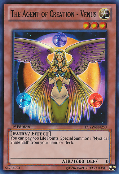 The Agent of Creation - Venus [LCYW-EN253] Super Rare - Doe's Cards