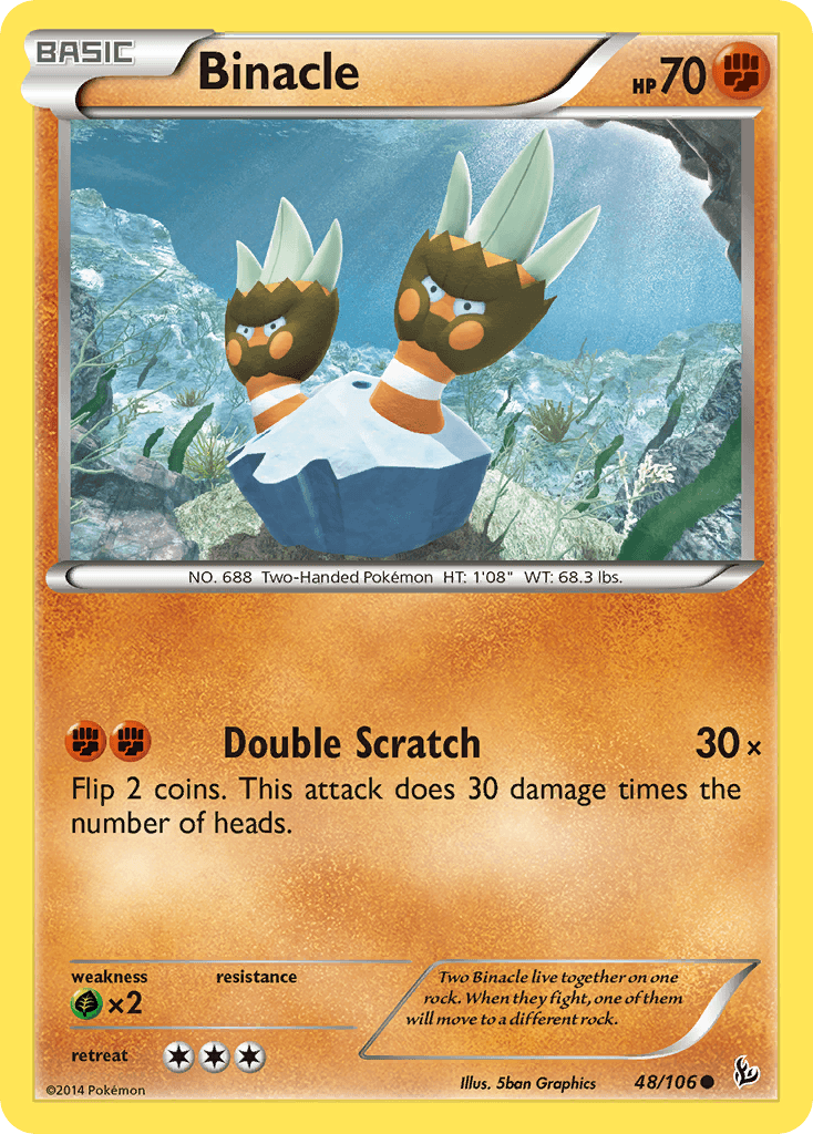 Binacle (48/106) [XY: Flashfire] - Doe's Cards