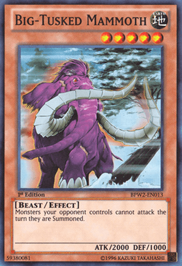 Big-Tusked Mammoth [BPW2-EN013] Super Rare - Doe's Cards