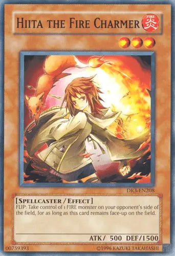 Hiita the Fire Charmer [DR3-EN208] Common - Doe's Cards