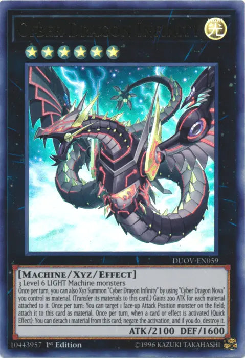 Cyber Dragon Infinity [DUOV-EN059] Ultra Rare - Doe's Cards