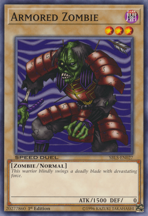 Armored Zombie [SBLS-EN027] Common - Doe's Cards