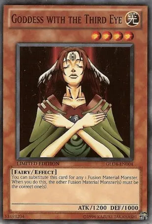 Goddess with the Third Eye [GLD4-EN004] Common - Doe's Cards