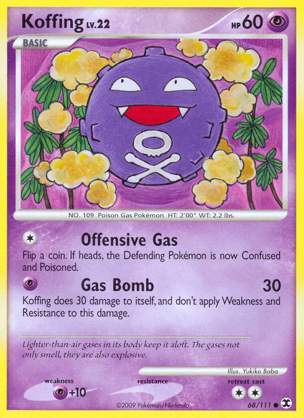 Koffing (68/111) [Platinum: Rising Rivals] - Doe's Cards