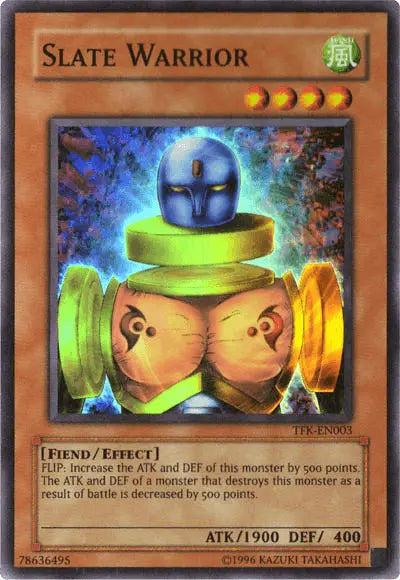 Slate Warrior [TFK-EN003] Super Rare - Doe's Cards