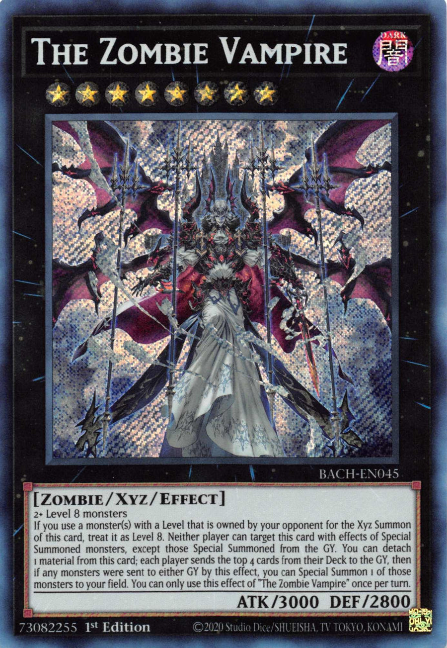 The Zombie Vampire [BACH-EN045] Secret Rare - Doe's Cards