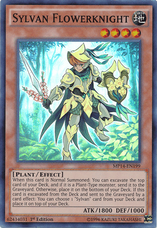 Sylvan Flowerknight [MP14-EN199] Super Rare - Doe's Cards