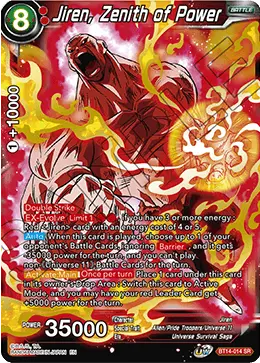Jiren, Zenith of Power (BT14-014) [Cross Spirits] - Doe's Cards