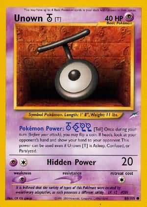 Unown [T] (88/105) [Neo Destiny Unlimited] - Doe's Cards