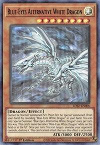 Blue-Eyes Alternative White Dragon (Green) [LDS2-EN008] Ultra Rare - Doe's Cards