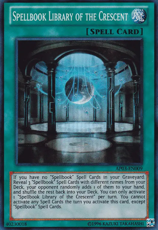 Spellbook Library of the Crescent [AP03-EN009] Super Rare - Doe's Cards